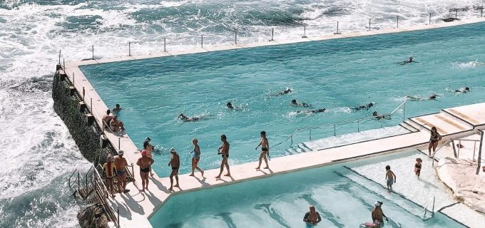 Bondi beach swimming