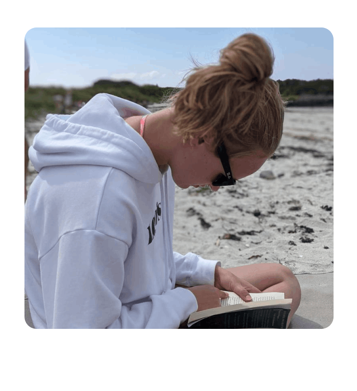 Girl with a book